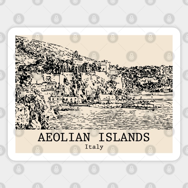 Aeolian Islands - Italy Magnet by Lakeric